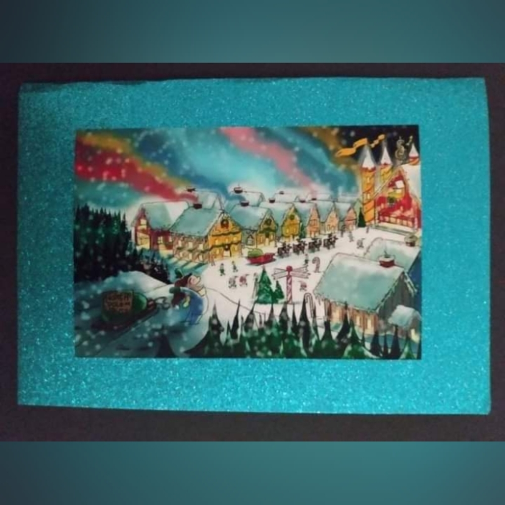 Christmas cards, Glitter (choose one)